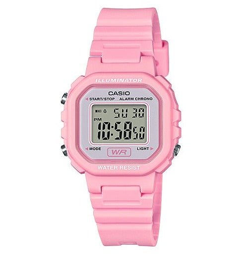 Casio Square Pink Digital Women's Watch | LA-20WH-4A1DF | Time Watch Specialists
