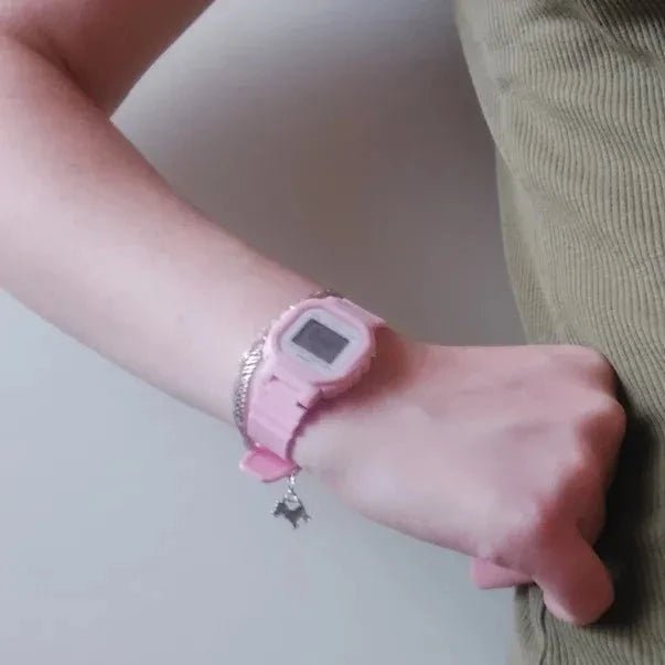 Casio Square Pink Digital Women's Watch | LA-20WH-4A1DF | Time Watch Specialists