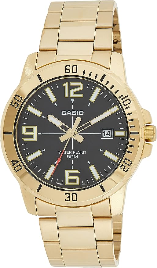 Casio Standard Collection 50M Men's Watch | MTP-VD01G-1BVUD | Time Watch Specialists