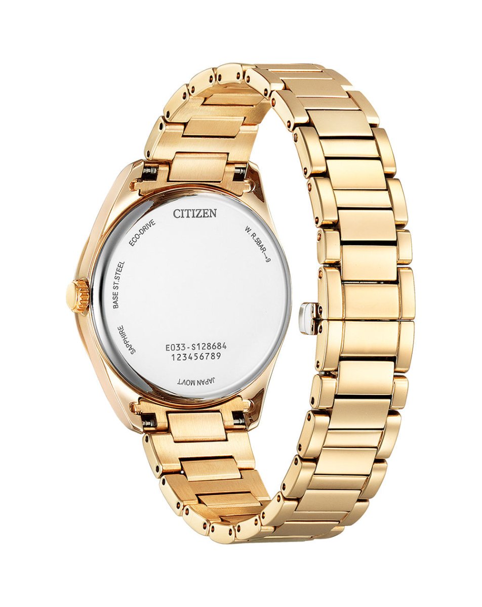Citizen Eco-Drive Arezzo Rose Gold Women's Watch- EM0973-55A | Time Watch Specialists