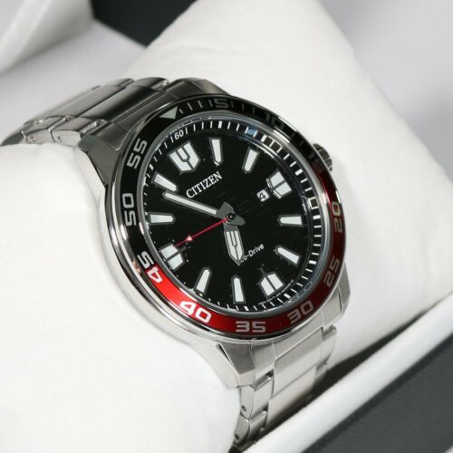 Citizen Eco-Drive Sport Black Dial Men's Watch - AW1527-86E | Time Watch Specialists