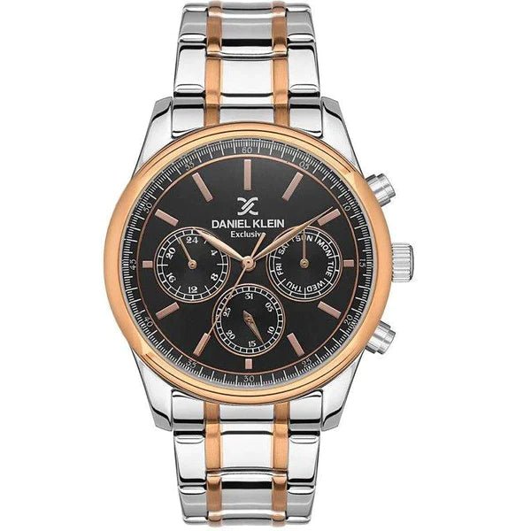 DANIEL KLEIN Multifunction Stainless Steel Two-Tone Men's Watch | DK113549-4 | Time Watch Specialists