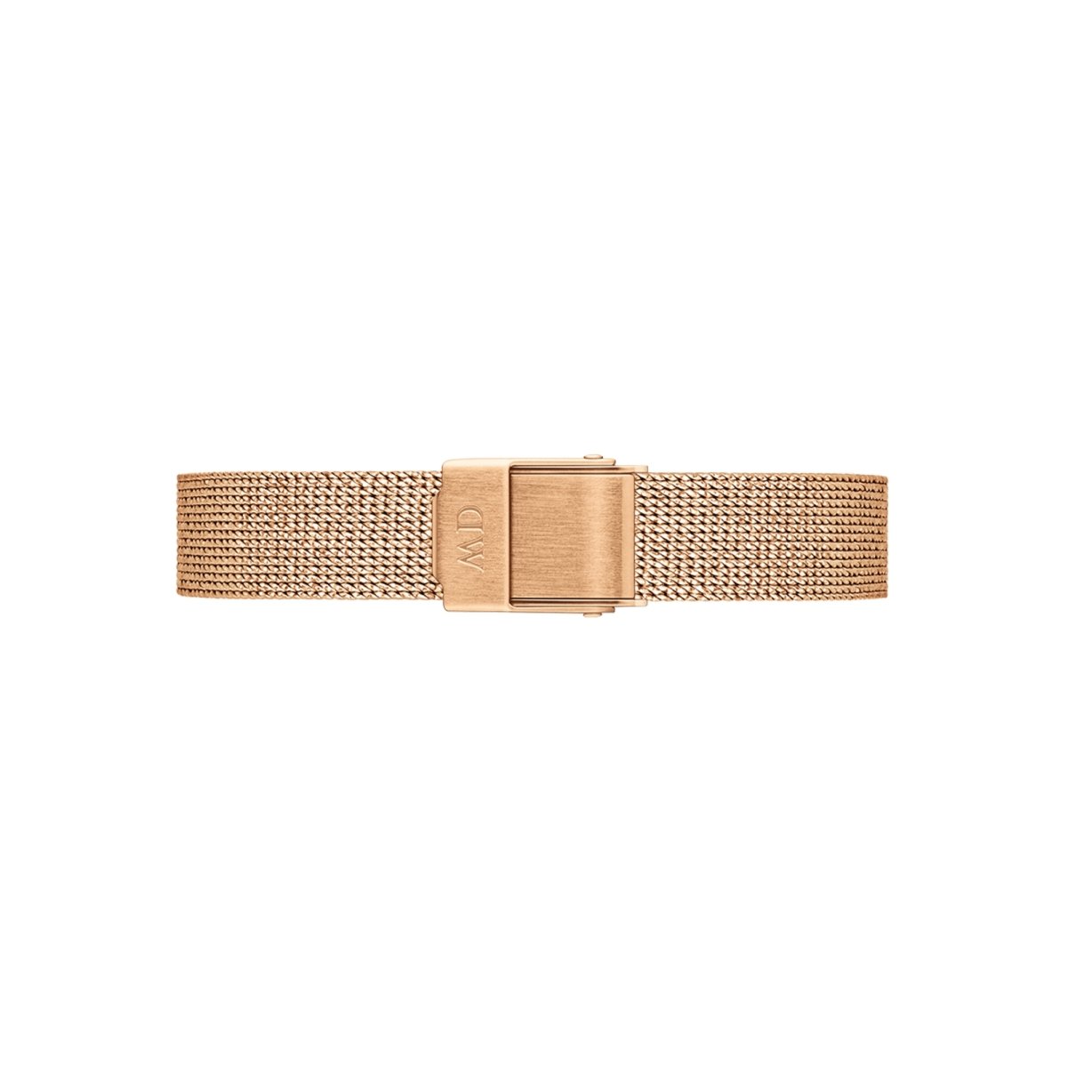 Daniel Wellington Quadro Pressed Mesh Rose Gold White Women's Watch | DW00100431 | Time Watch Specialists