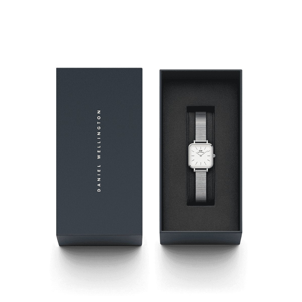 Daniel Wellington Quadro Studio Silver Women's Watch - DW00100521 | Time Watch Specialists