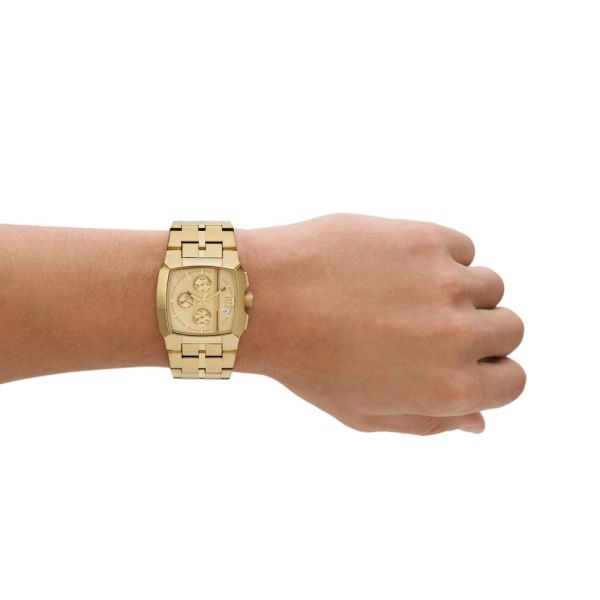 Diesel Cliffhanger Chronograph Gold-Tone Stainless Steel Watch | DZ4639