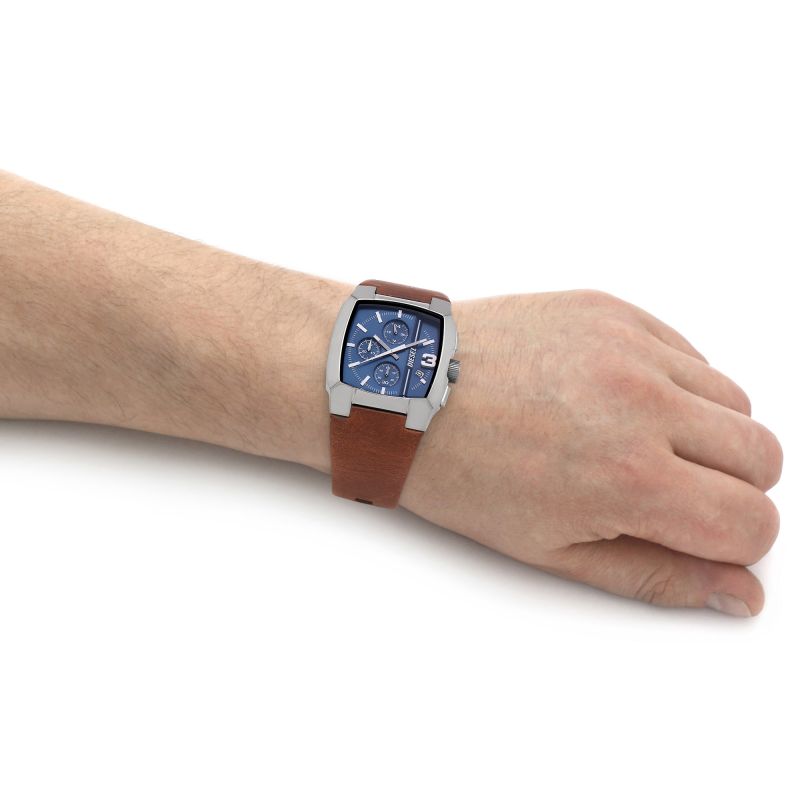 Diesel Cliffhanger Chronograph Gunmetal Stainless Steel Men's Watch | DZ4641 | TIME Watches
