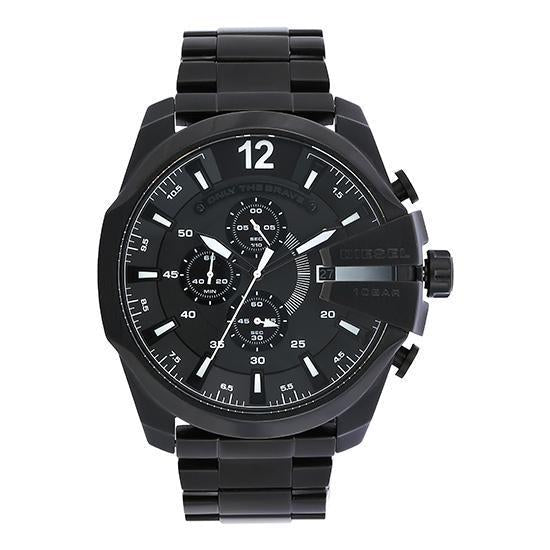 Diesel Mega Chief Black Dial Men's Watch - DZ4283 | Time Watch Specialists
