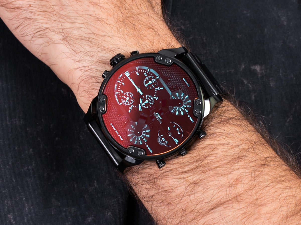 Diesel Mr. Daddy 2.0 Chronograph Black Stainless Steel Men's Watch | DZ7395 | Time Watch Specialists