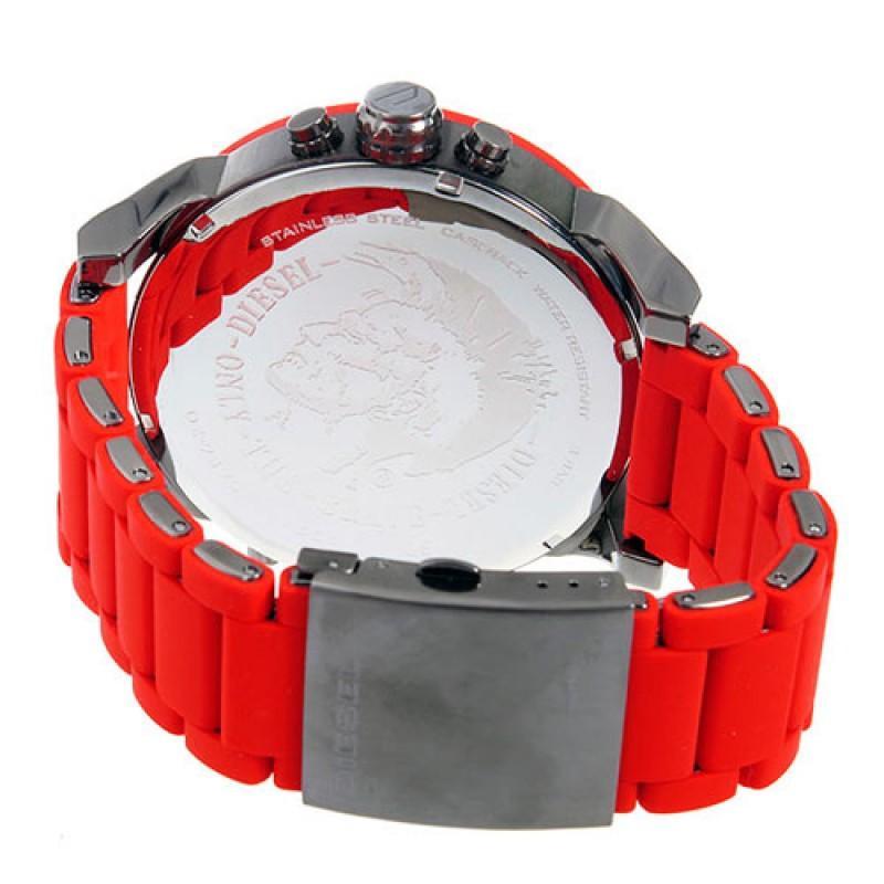 Diesel Red / Gunmetal Mr. Daddy 2.0 Men's Chrono Watch - DZ7370 | Time Watch Specialists