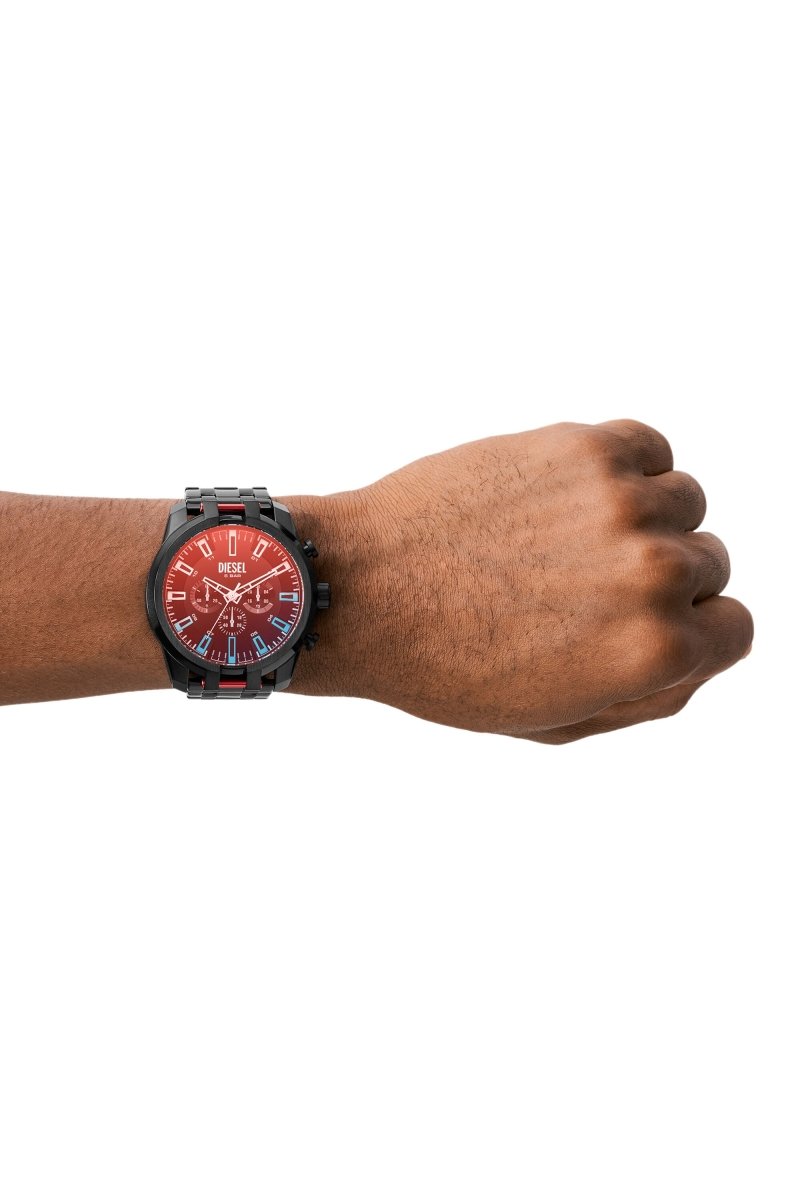 Diesel Split Chronograph Black - Tone Stainless Steel Watch | DZ4589 | TIME Watches
