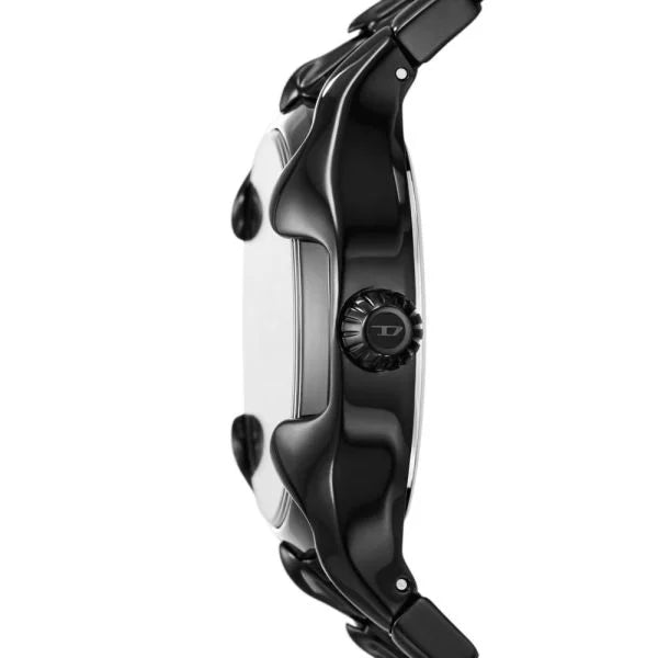 Diesel Vert Three-Hand Date Black Stainless Steel Men's Watch | DZ2198 | Time Watch Specialists