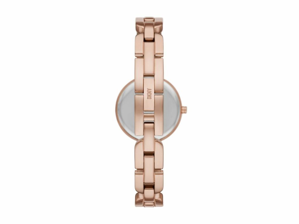 DKNY City Link White Dial and Rose Gold Steel Bracelet 26mm Women's Watch | NY6628 | TIME Watches