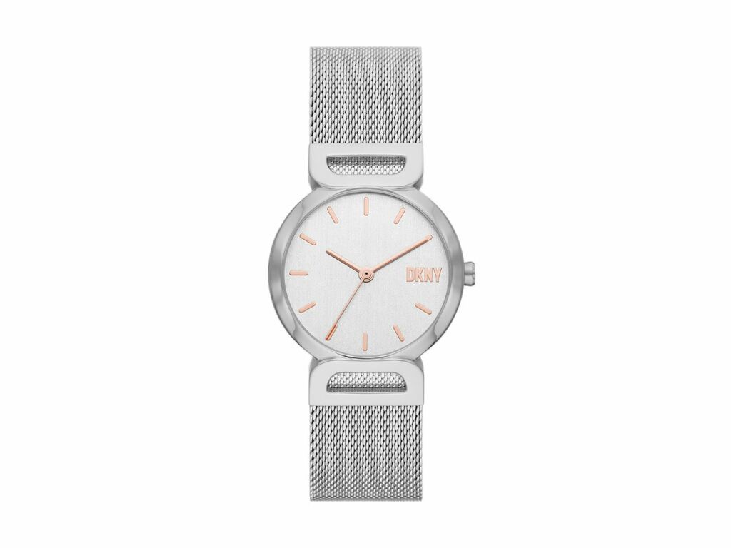 DKNY Downtown Silver Dial and Silver Steel Bracelet Women's Watch | NY6623 | TIME Watches