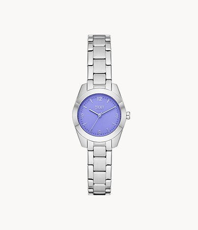 DKNY Nolita Silver Dial and Silver Steel Bracelet 34mm Women's Watch | NY6649 | TIME Watches