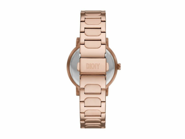 DKNY Soho D Three-Hand Rose Gold-Tone Stainless Steel Watch | NY6622