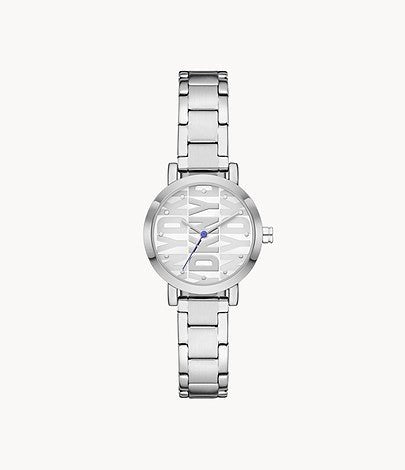 DKNY Soho Three-Hand Stainless Steel Woman's Watch | NY6646 | Time Watch Specialists