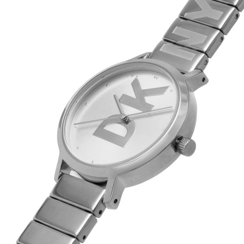 DKNY Modernist White Dial and White Steel Bracelet 32mm Women's Watch | NY2997 | TIME Watches