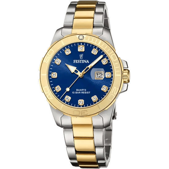 Festina Blue Steel Woman's Watch | F20504/3 | Time Watch Specialists