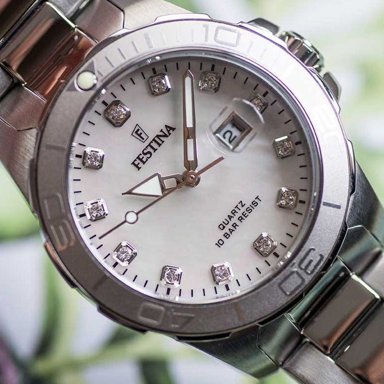 Festina Boyfriend Stainless Steel Woman's Watch | F20503/1 | Time Watch Specialists