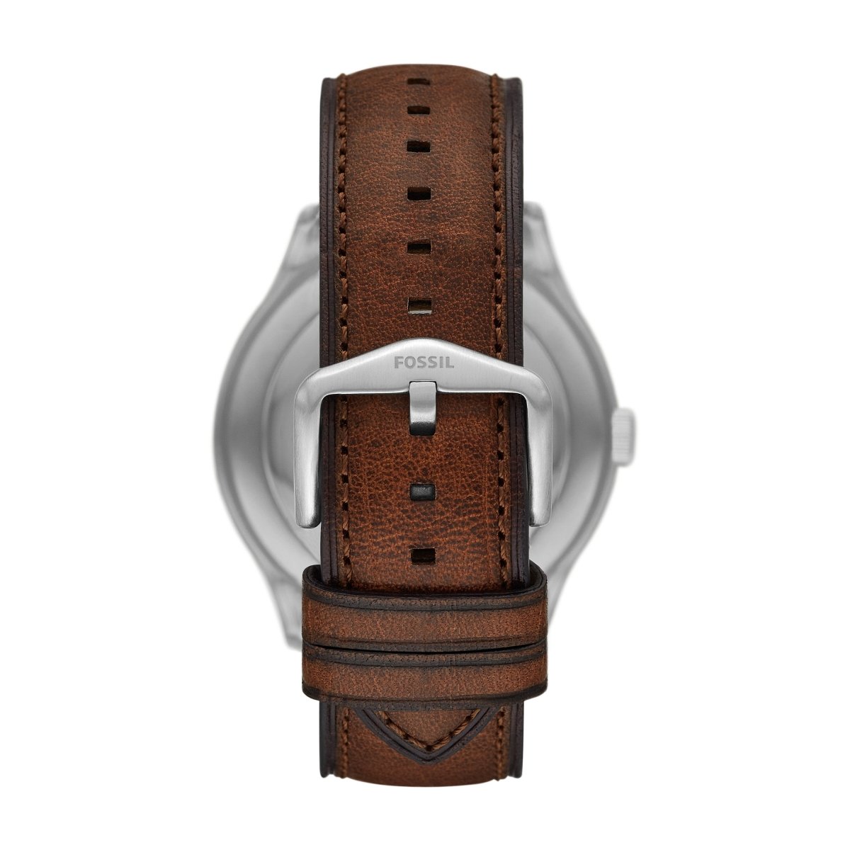 Fossil ARC-02 Multifunction Brown Croco Leather Men's Watch - FS5800 | Time Watch Specialists