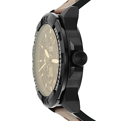 Fossil Bronson Automatic Brown Leather Men's Watch - ME3219 | Time Watch Specialists