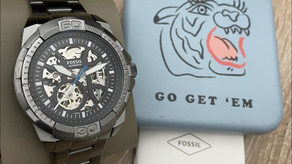 Fossil Bronson Automatic Smoke Stainless Steel Men's Watch | ME3218 | TIME Watches