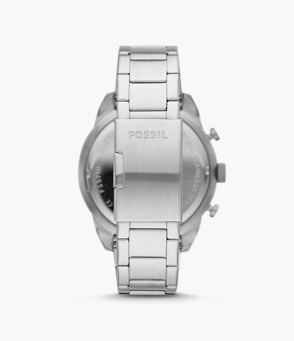 Fossil Bronson Chronograph Stainless Steel Interchangeable Strap Men's Watch | FS5968SET | Time Watch Specialists