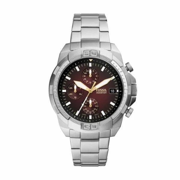 Fossil Bronson Chronograph Stainless Steel Men's Watch | FS5878 | TIME Watches