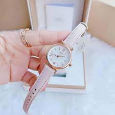 Fossil Carlie Mini Rose Gold Round Leather Women's Watch - ES4699 | Time Watch Specialists