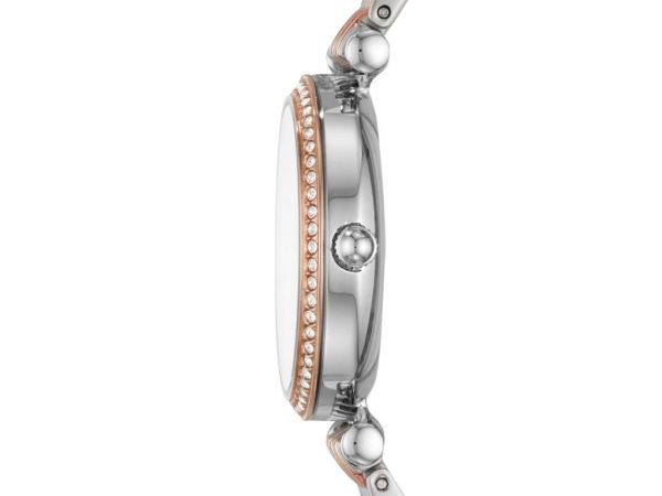 Fossil Carlie Mini Stainless Steel Woman's Watch | ES4649 | Time Watch Specialists
