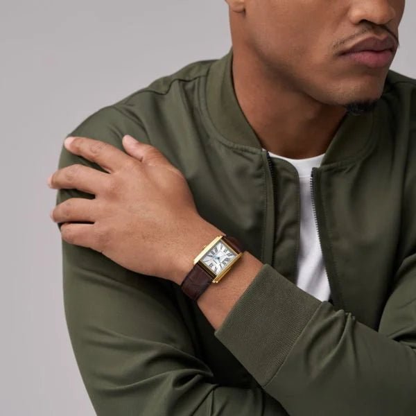 Fossil Carraway Three-Hand, Gold-Tone Stainless Steel Men's Watch | FS6011