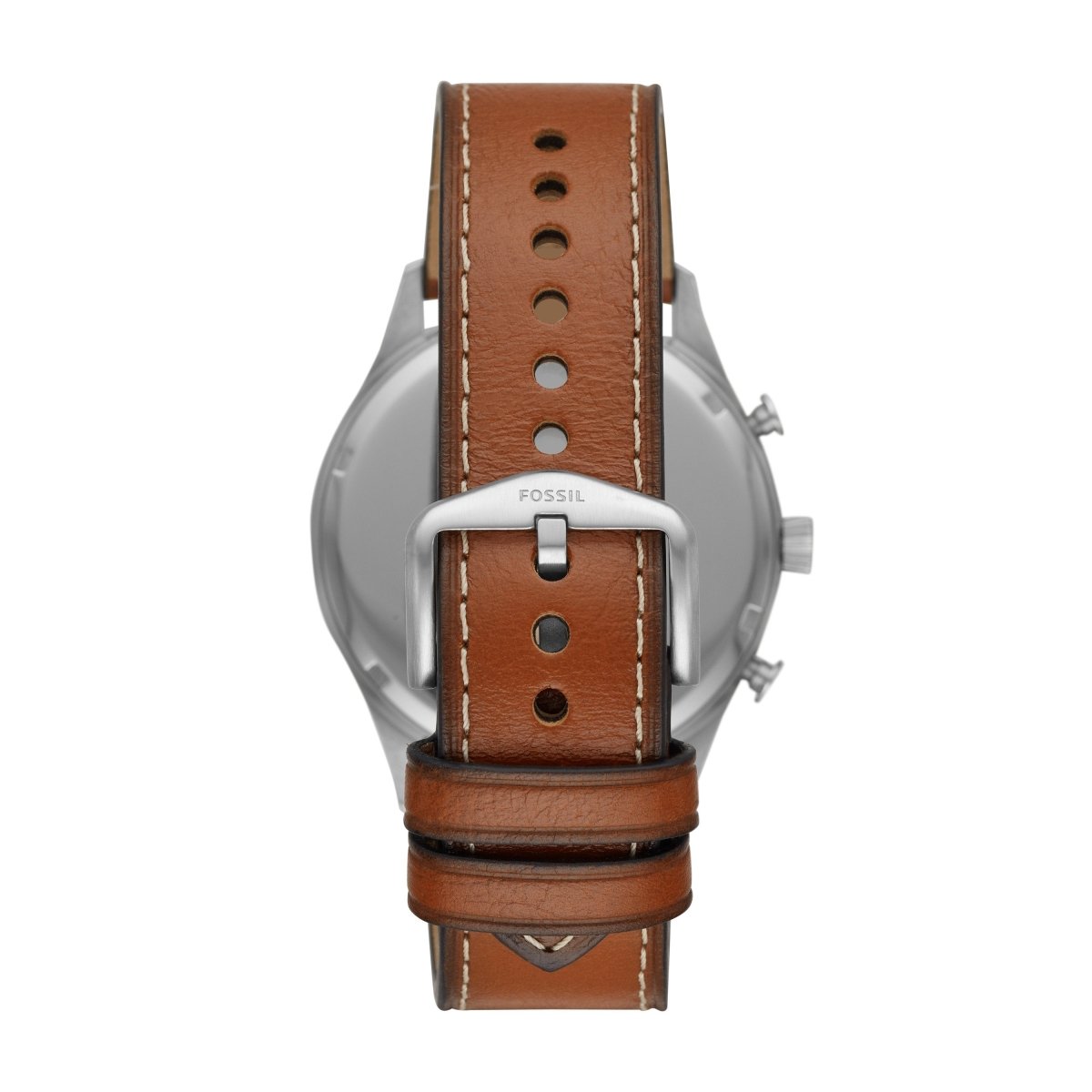 Fossil Forrester Chronograph Luggage Leather Strap Men's Watch - FS5607 | Time Watch Specialists