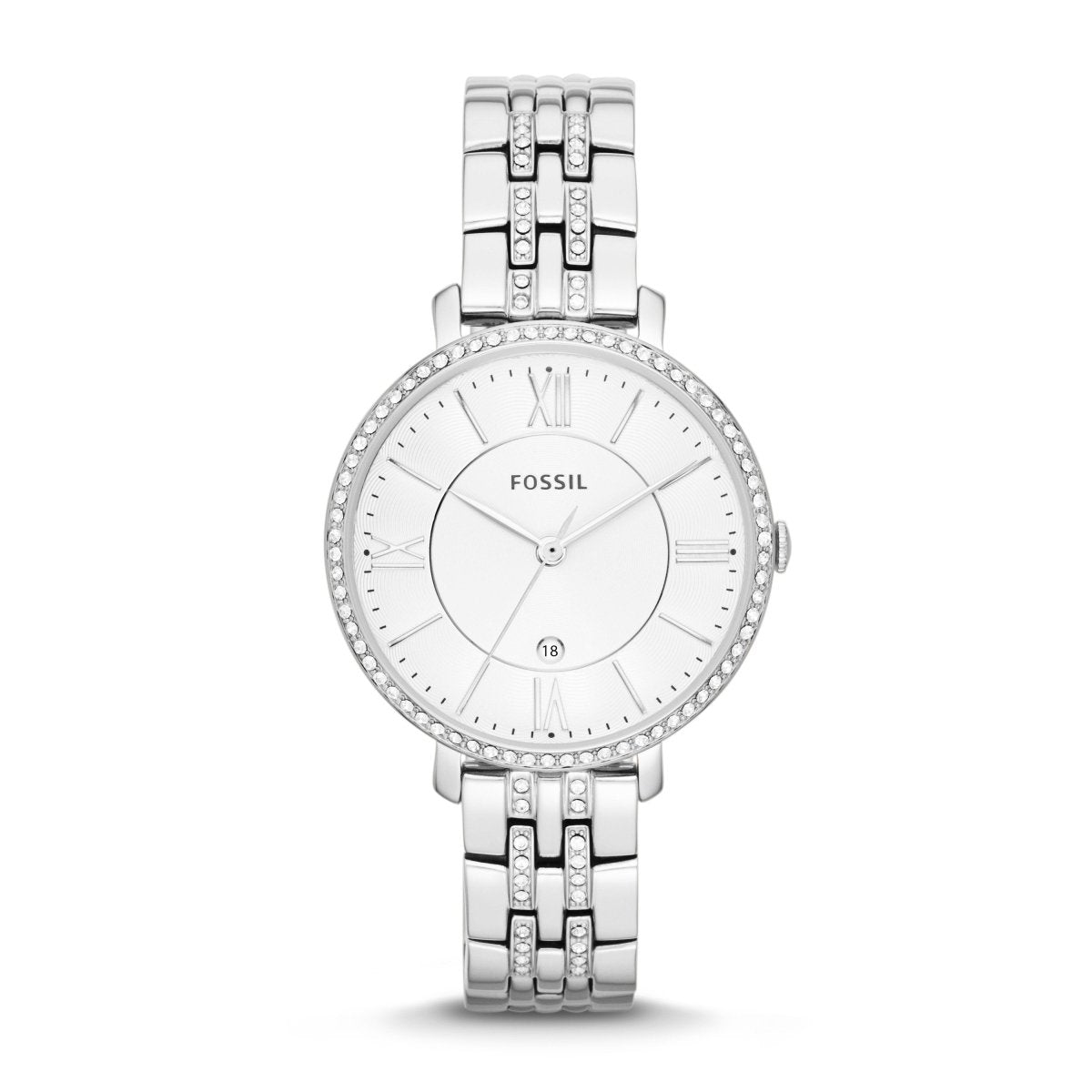 Fossil Jacqueline Stainless Steel Women's Watch - ES3545 | Time Watch Specialists