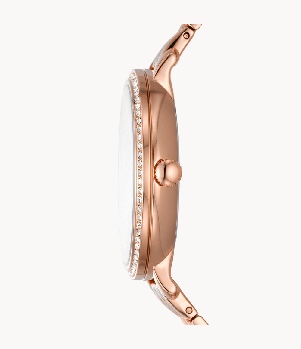 Fossil Jacqueline Sun Moon Multifunction Rose Gold - Tone Stainless Steel Women's Watch | ES5165 | TIME Watches