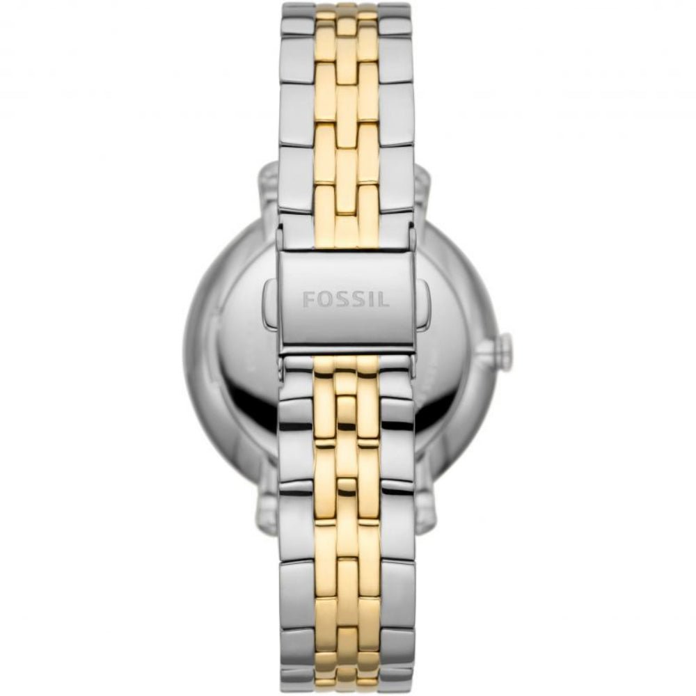 Fossil Jacqueline White Dial With Two-Tone Stainless Steel Strap Women Watch | ES5166 | Time Watch Specialists