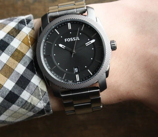 Buy Fossil Machine Smoke Round Stainless Steel Men s Watch