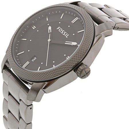 Fossil Machine Smoke Round Stainless Steel Men's Watch - FS4774 | Time Watch Specialists