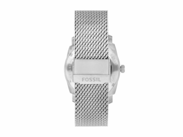 Fossil Machine Three-Hand Day-Date Stainless Steel Men's Watch | FS6014 | Time Watch Specialists