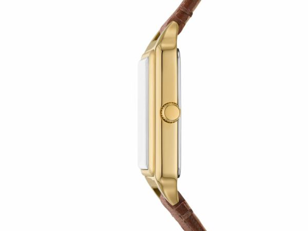 Fossil Raquel Three-Hand Gold-Tone Stainless Steel Woman's Watch | ES5303 | Time Watch Specialists