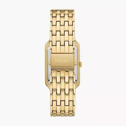 Fossil Raquel Three-Hand Gold Tone Stainless Steel Woman's Watch | ES5304 | Time Watch Specialists