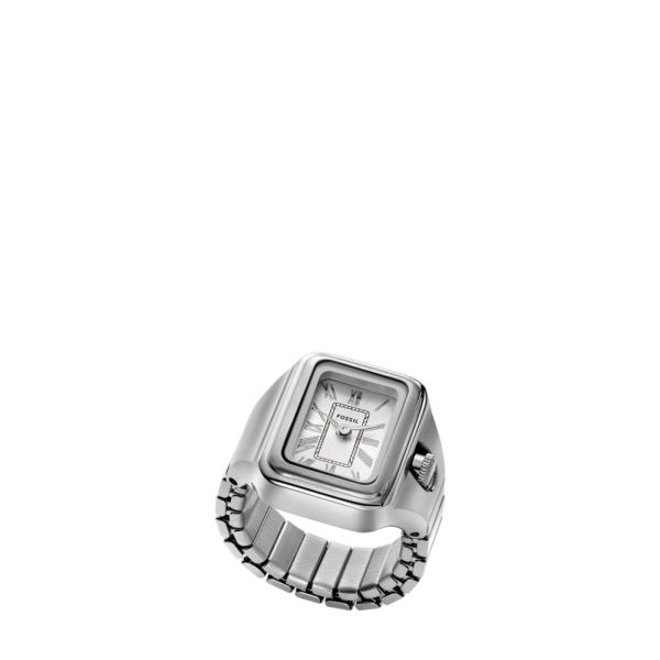 Fossil Raquel Two-Hand, Stainless Steel Women's Ring Watch | ES5344