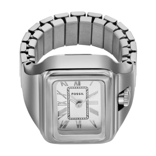 Fossil Raquel Two-Hand, Stainless Steel Women's Ring Watch | ES5344 | Time Watch Specialists