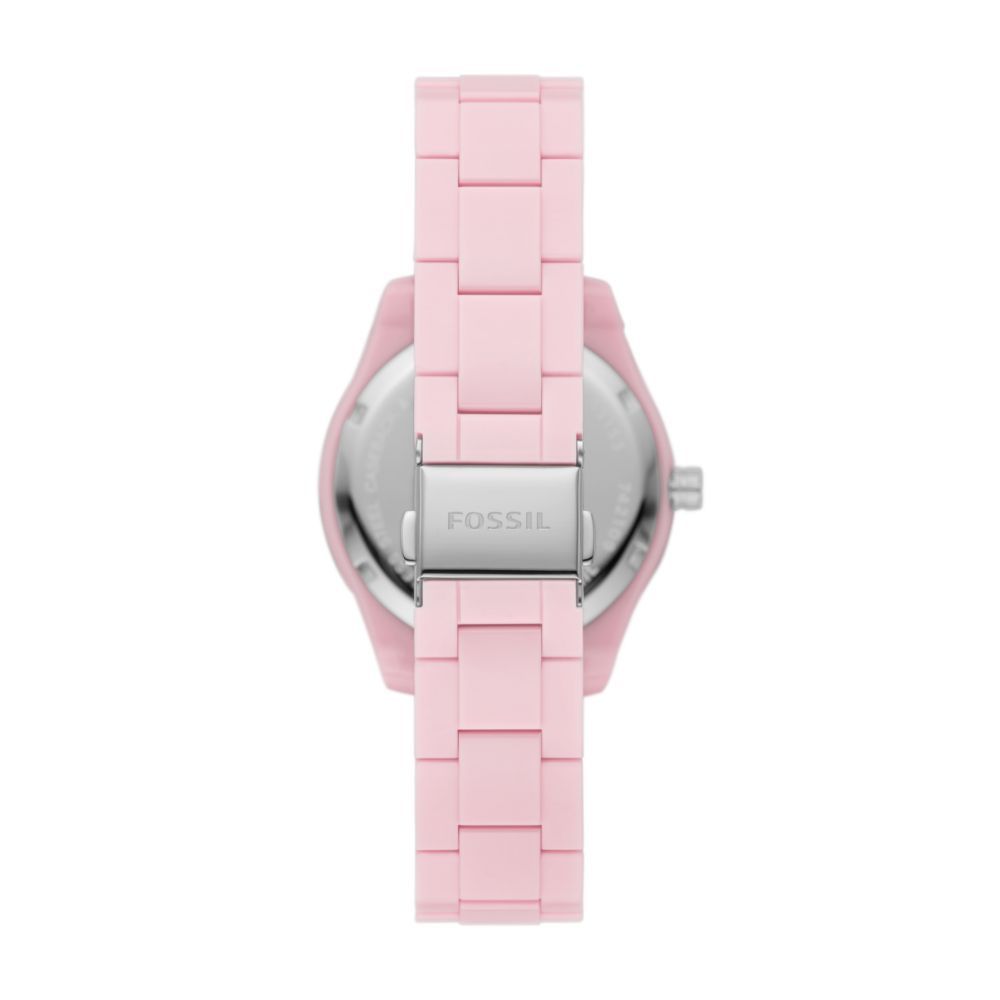 Fossil Stella Multifunction Pink Castor Oil Women's Watch - ES5153 | Time Watch Specialists