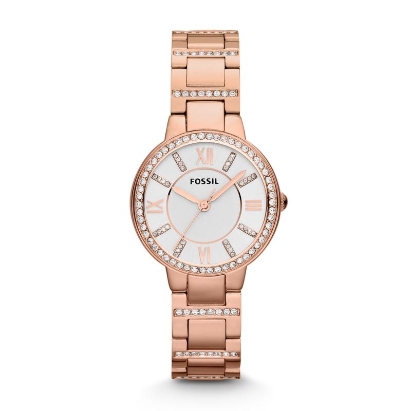 Fossil Virginia Rose Gold Women's Watch - ES3284 | Time Watch Specialists