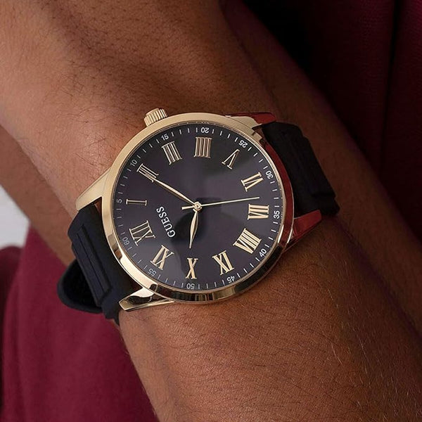 Guess Charter Gold Tone Analog Men's Watch | GW0362G3