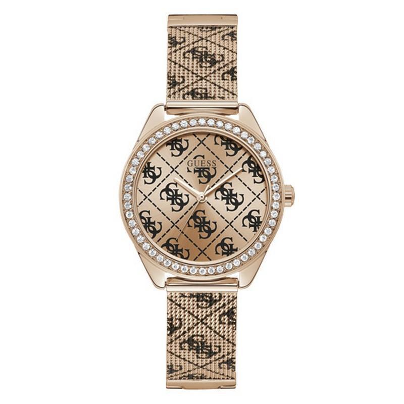 GUESS Claudia Womens Trend Rose Gold/Bronze Watch W1279L3 | Time Watch Specialists