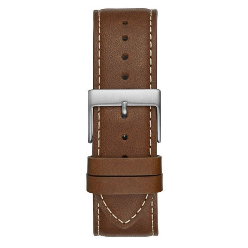 GUESS Hunter Mens Trend Rose Gold/Brown Multi-function Watch W1301G1 | Time Watch Specialists