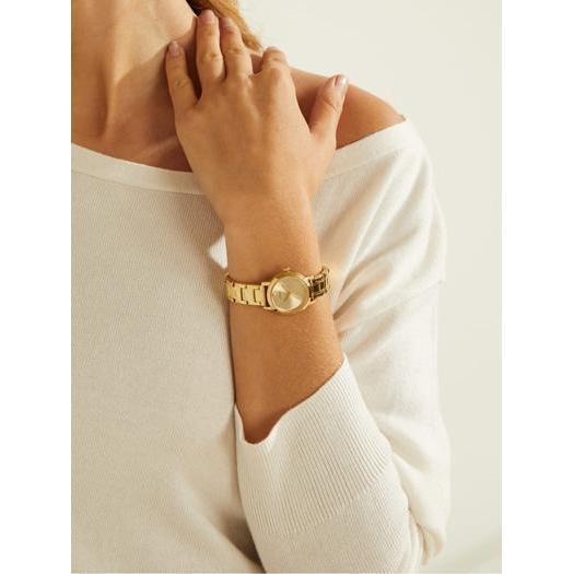 Guess Mini Nova Gold Tone Analog Women's Watch - GW0244L2 | Time Watch Specialists