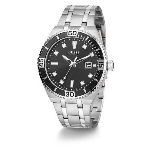 Guess Premier Silver Tone Date Gents Watch GW0330G1 | Time Watch Specialists