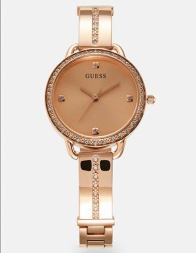 Guess Rose Gold Tone Stainless Steel Women's Watch | GW0022L3 | Time Watch Specialists